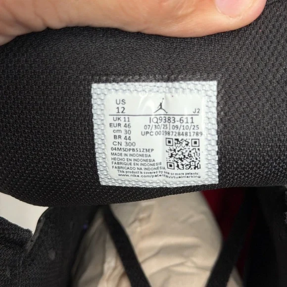 Jordan 1 low SE Infared size 12 - Picture 8 of 8